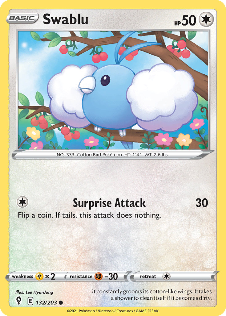 Evolving Skies Swablu #132/203